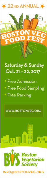 Boston Vegetarian Food Festival, October 24 and 25, 2015